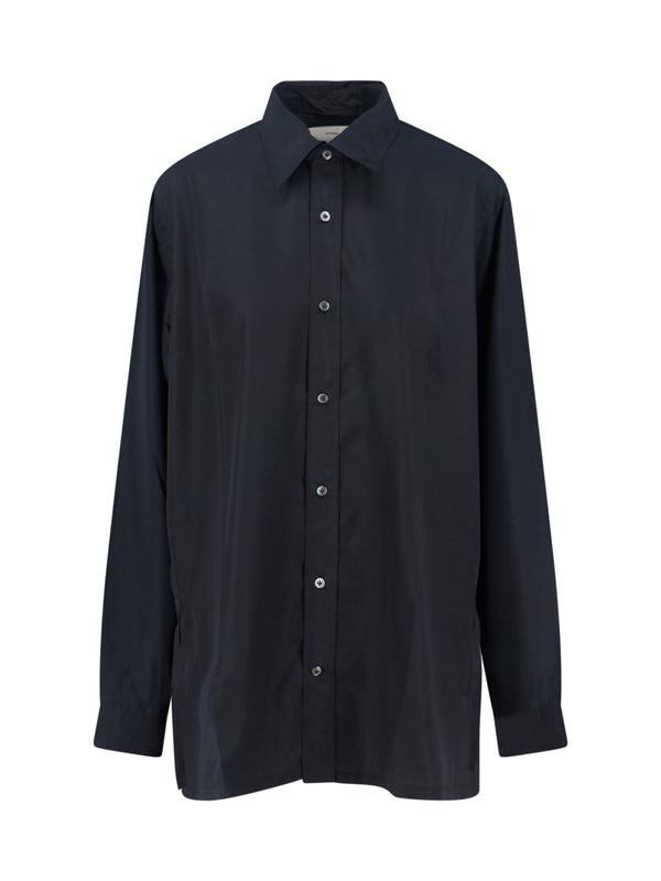Setchu 100% polyester shirt in black