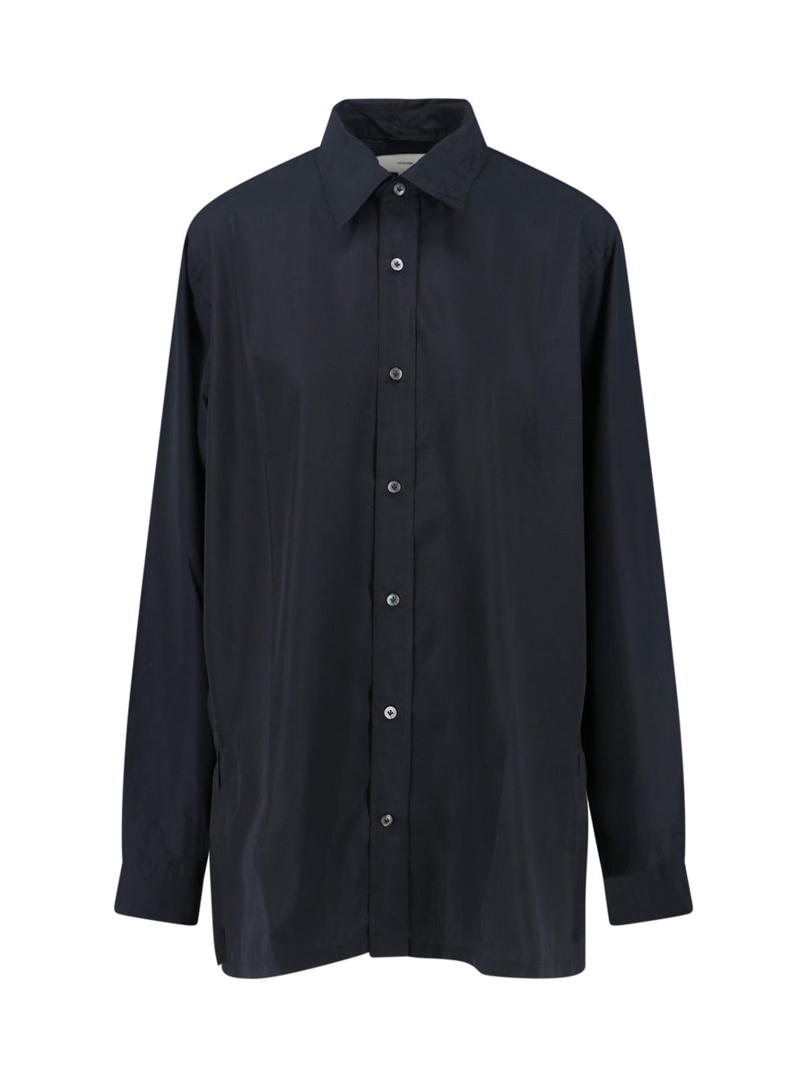 Setchu 100% polyester shirt in black