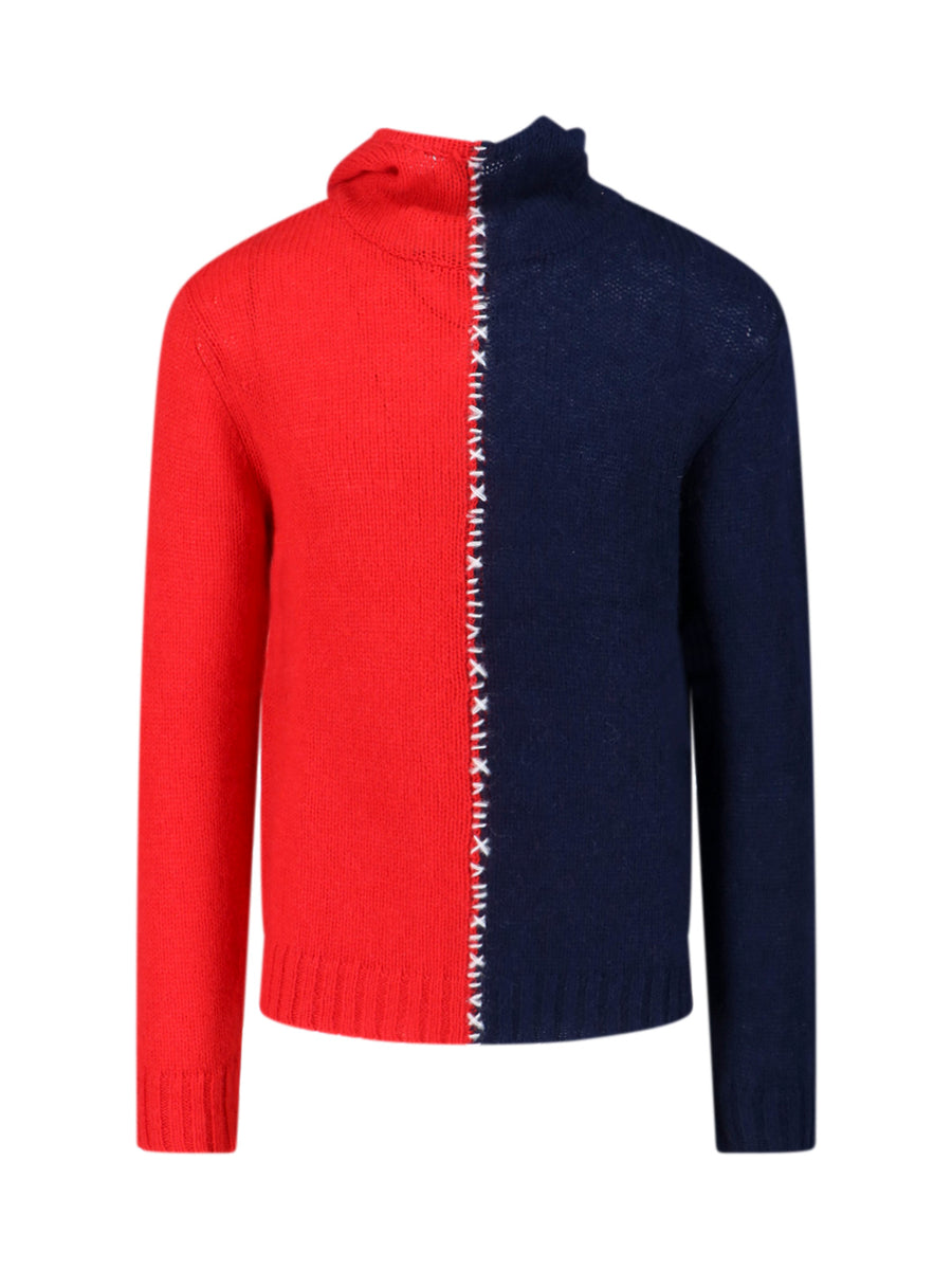 Charles Jeffrey Loverboy 47% Extrafine Lambswool sweater in multicolor