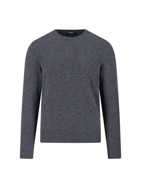 Drumohr 100% cashmere sweater in gray