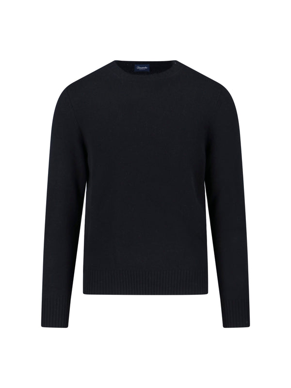 Drumohr 100% cashmere sweater in black
