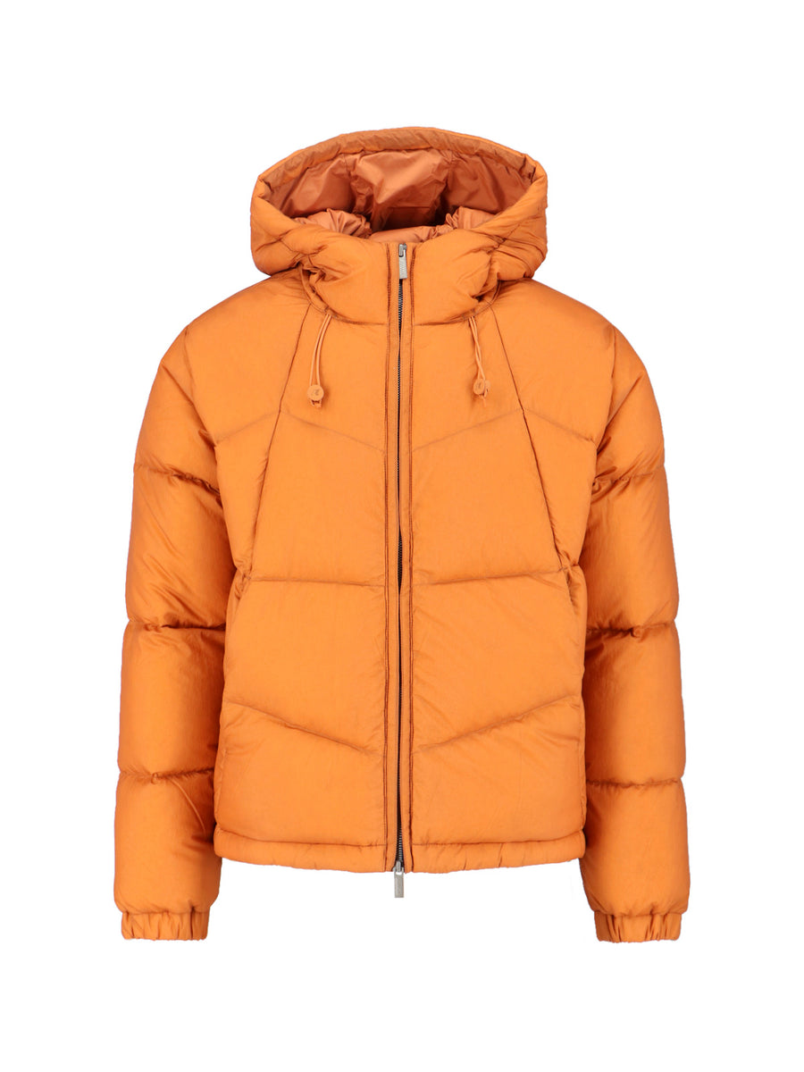 K-Way 100% Nylon down jacket in orange