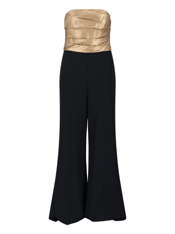 Lauren Ralph Lauren 48% viscosa jumpsuit in black