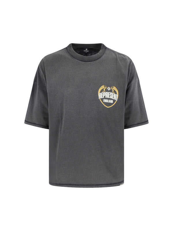 Represent 85% Cotton t-shirt in gray