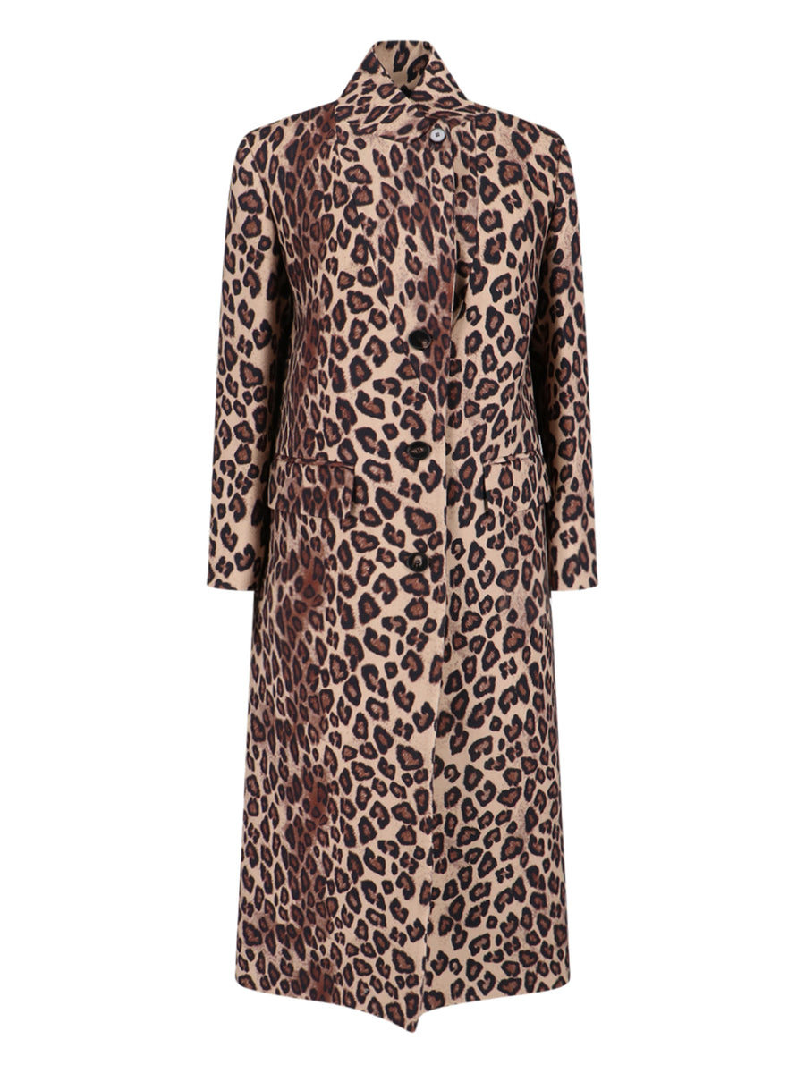 Alberto Biani 100% lana vergine coat in beige