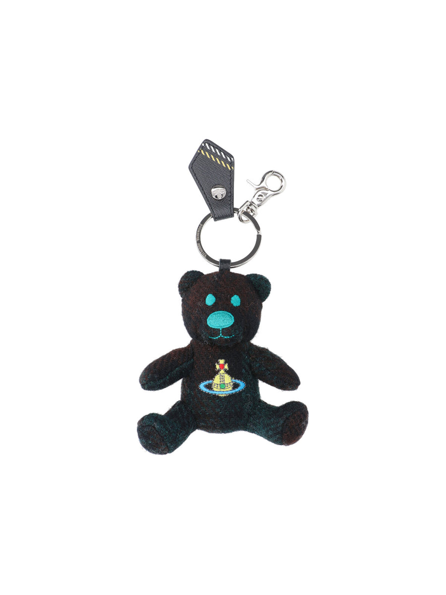 Vivienne Westwood 100% wool key case in black