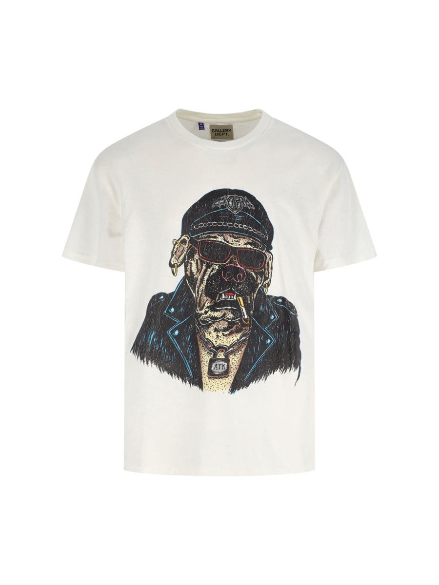 Gallery Dept 100% Cotton t-shirt in white