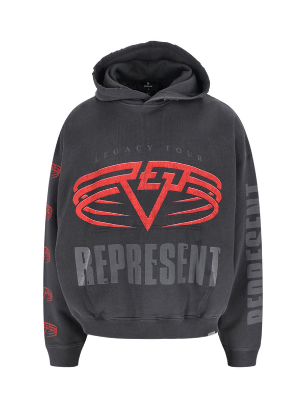 Represent 100% Cotton sweatshirt in gray