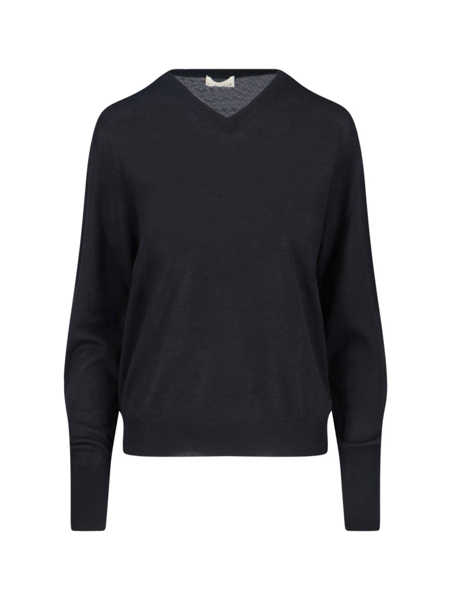 Ma'Ry'Ya 70% Virgin Wool sweater in black