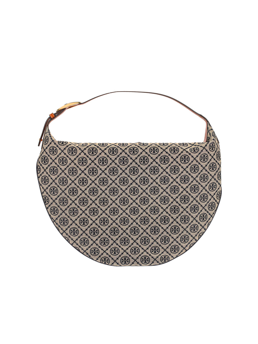 Tory Burch Body: 56% Cotton hobo bag in beige