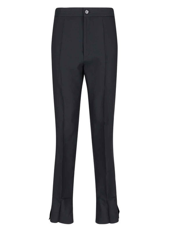 Setchu 65% virgin wool trousers in black