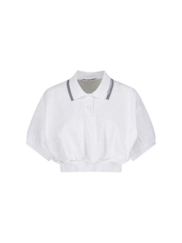 Alexander Wang 100% Cotton polo in white