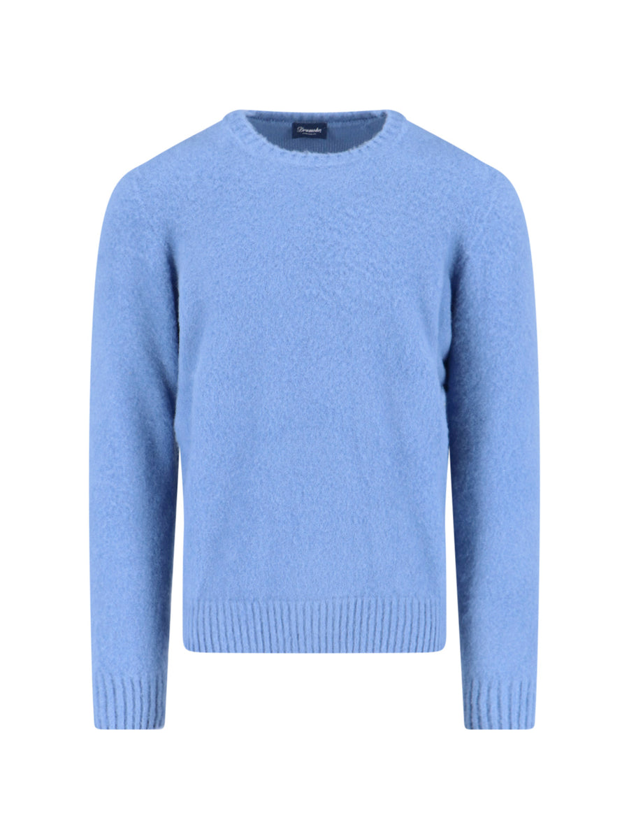 Drumohr 100% cashmere sweater in blue