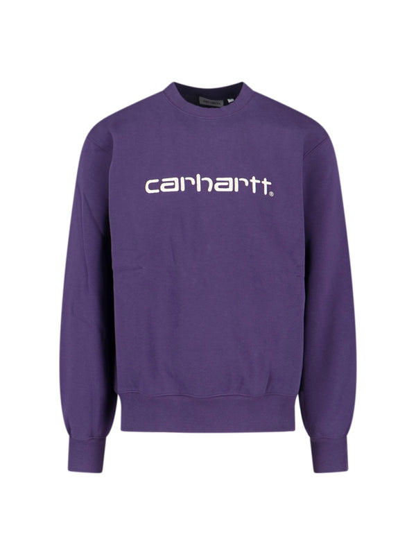Carhartt Wip 58% Cotton sweatshirt in purple