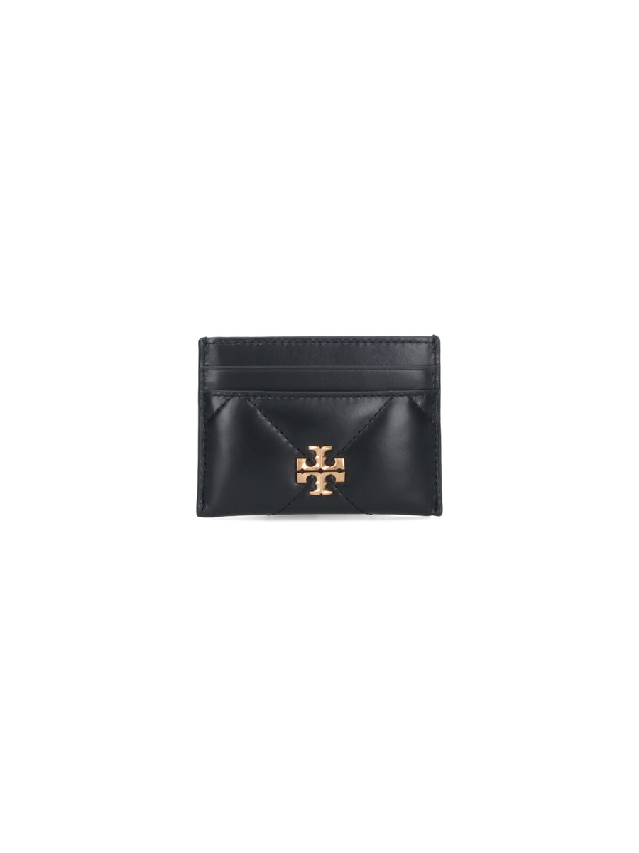 Tory Burch Body: 100% Cow Leather card case in black