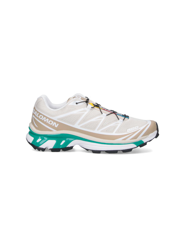 Salomon Mesh and synthetic upper with EVA and rubber outsole sneaker in beige