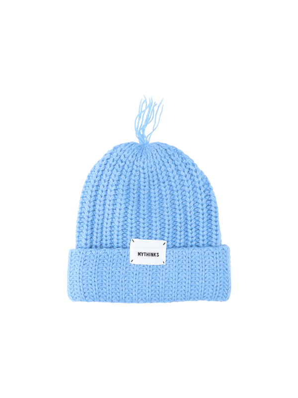 Mythinks MY723 70% Wool beanie in blue