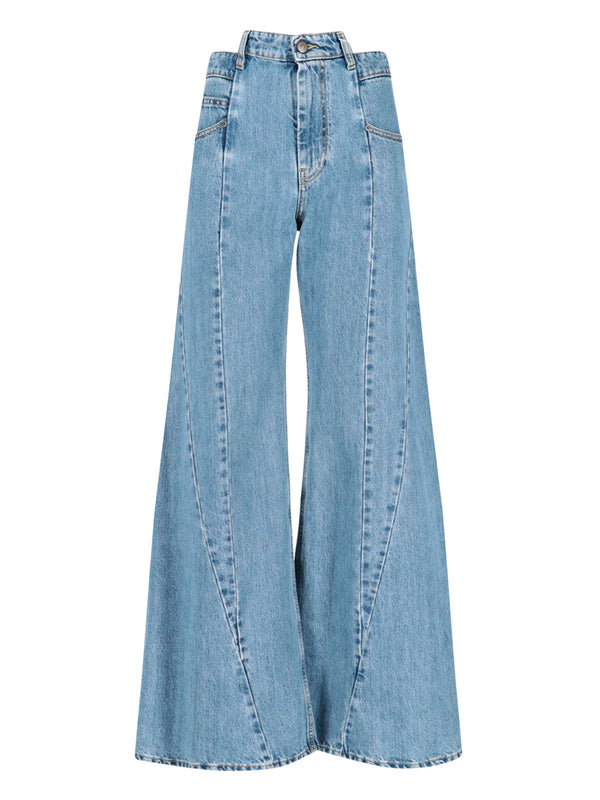 Maison Margiela 100% Cotton jeans in blue