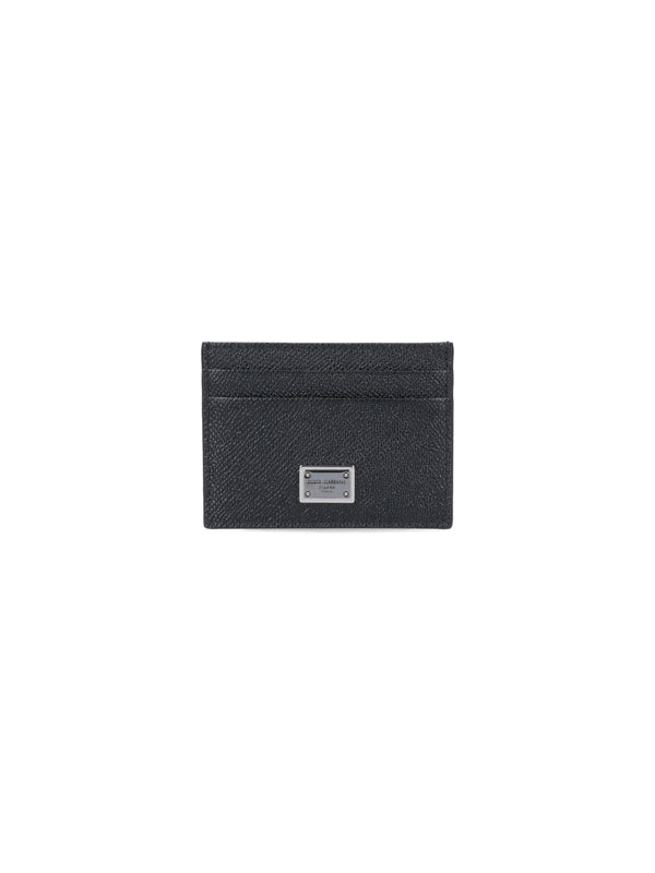 Dolce & Gabbana 100% Calf Leather card case in black