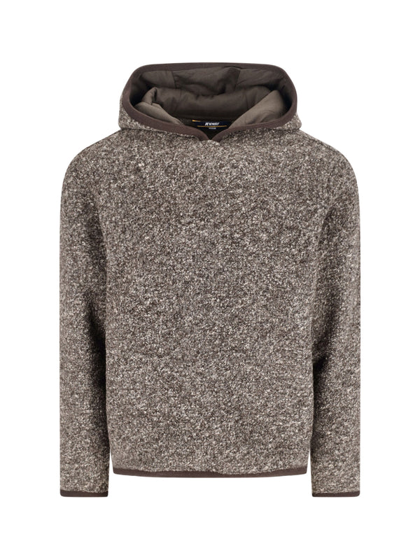 K-Way 60% Polyester hoodie in brown