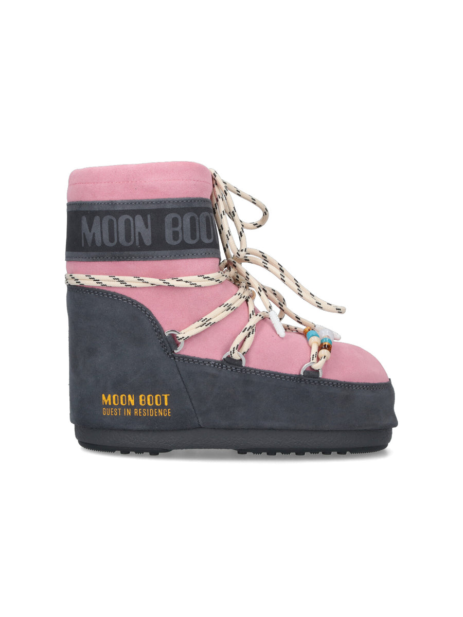 Moon Boot Upper: 100% Cow Suede boot in pink
