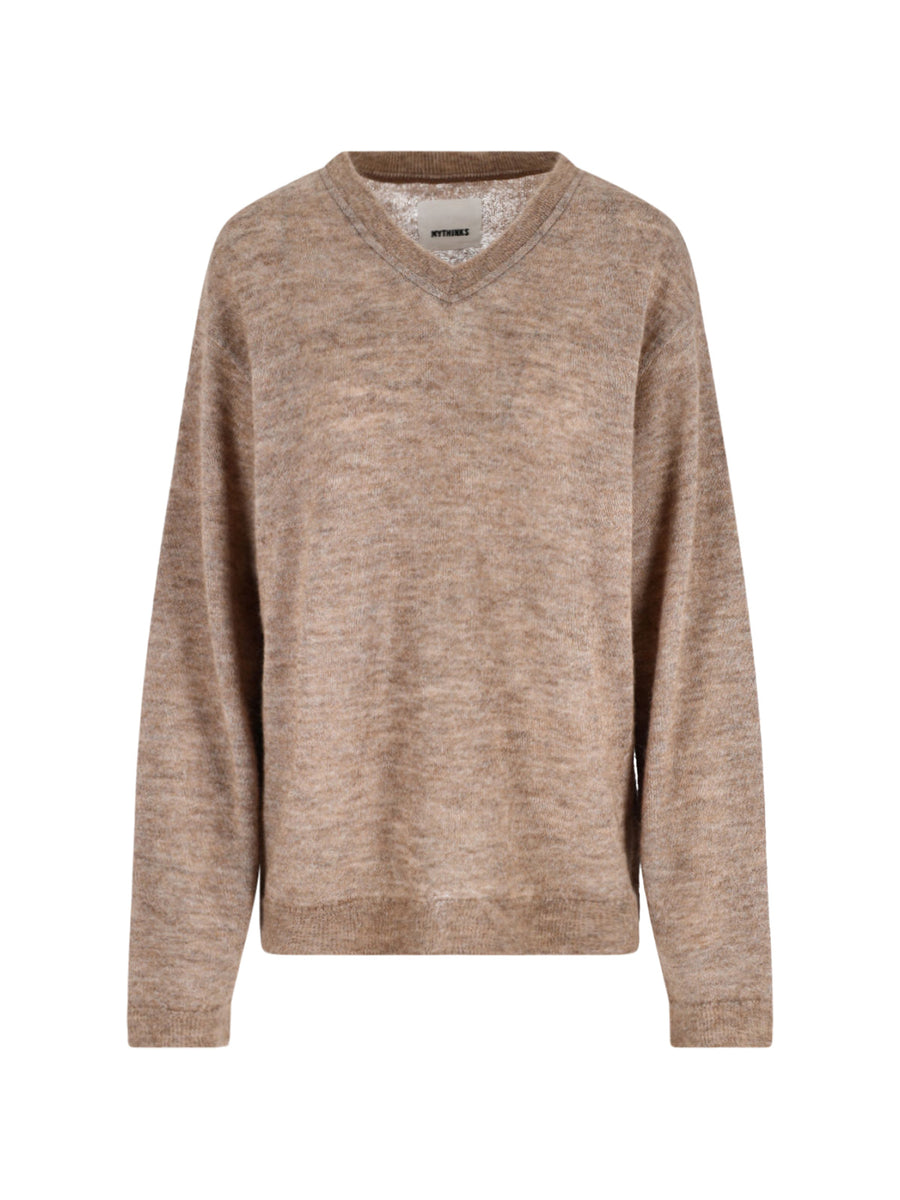 Mythinks 55% Alpaca sweater in beige