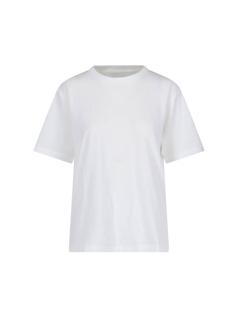 Khaite 100% Cotton t-shirt in white