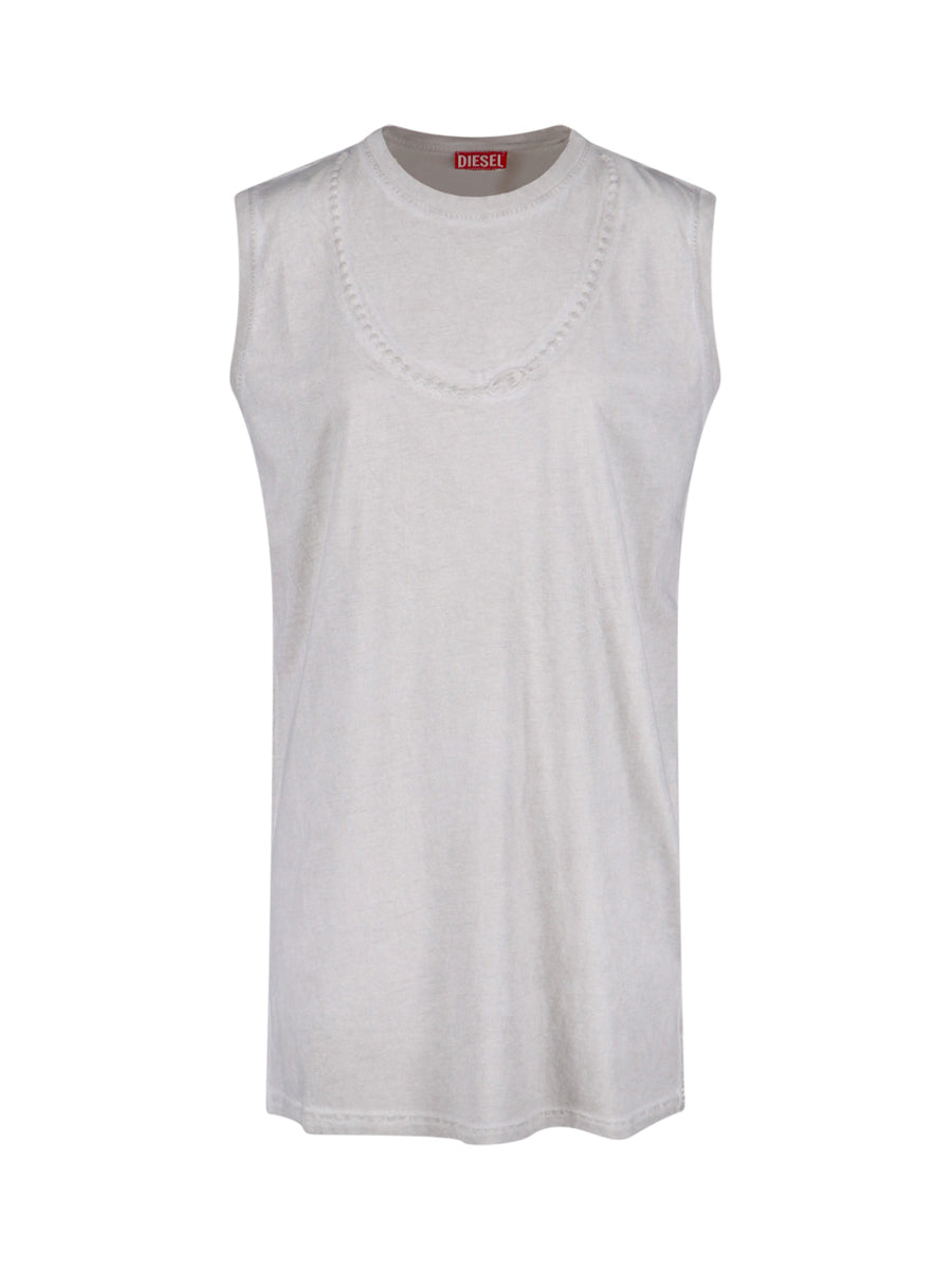 Diesel 100% Cotton dress in white
