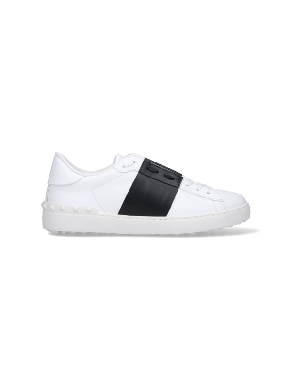 Valentino Garavani 100% calf leather sneakers in white