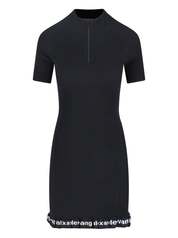 Alexander Wang 88% Polyamide dress in black