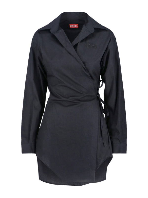 Diesel 95% cotton dress in navy