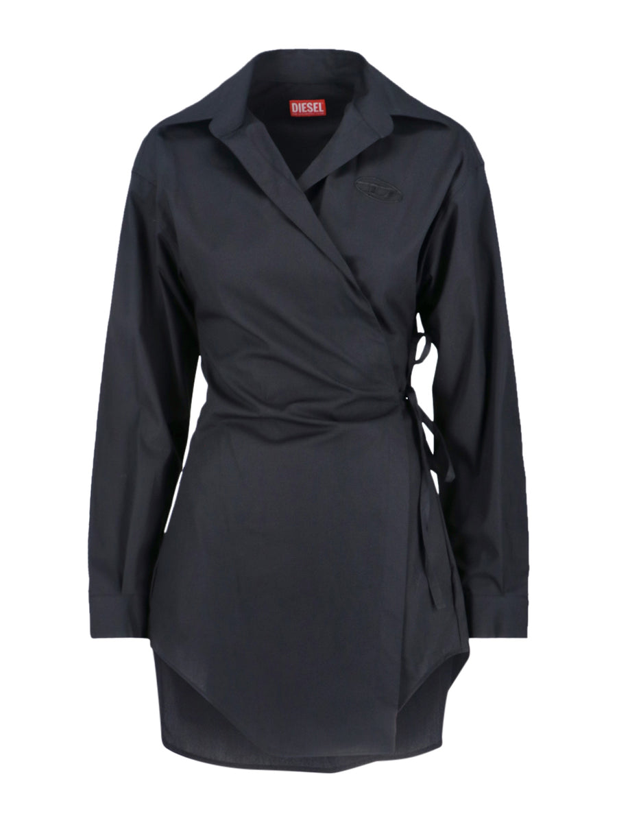Diesel 95% cotton dress in navy