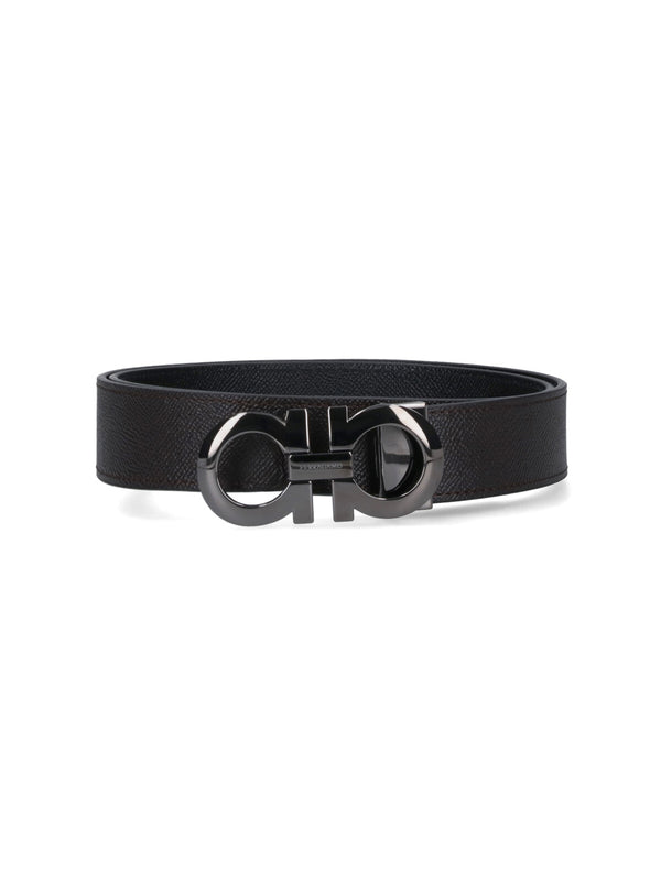 Ferragamo 100% Calf Leather belt in black