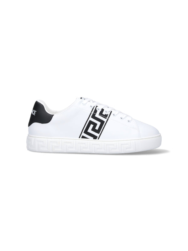 Versace 100% Polyester sneaker in white