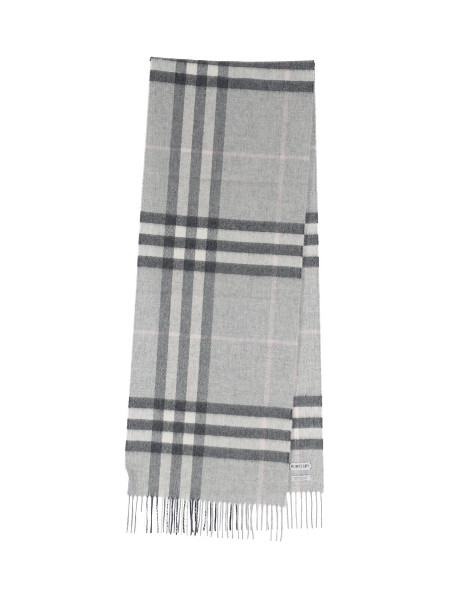 Burberry 100% Cashmere scarf in gray