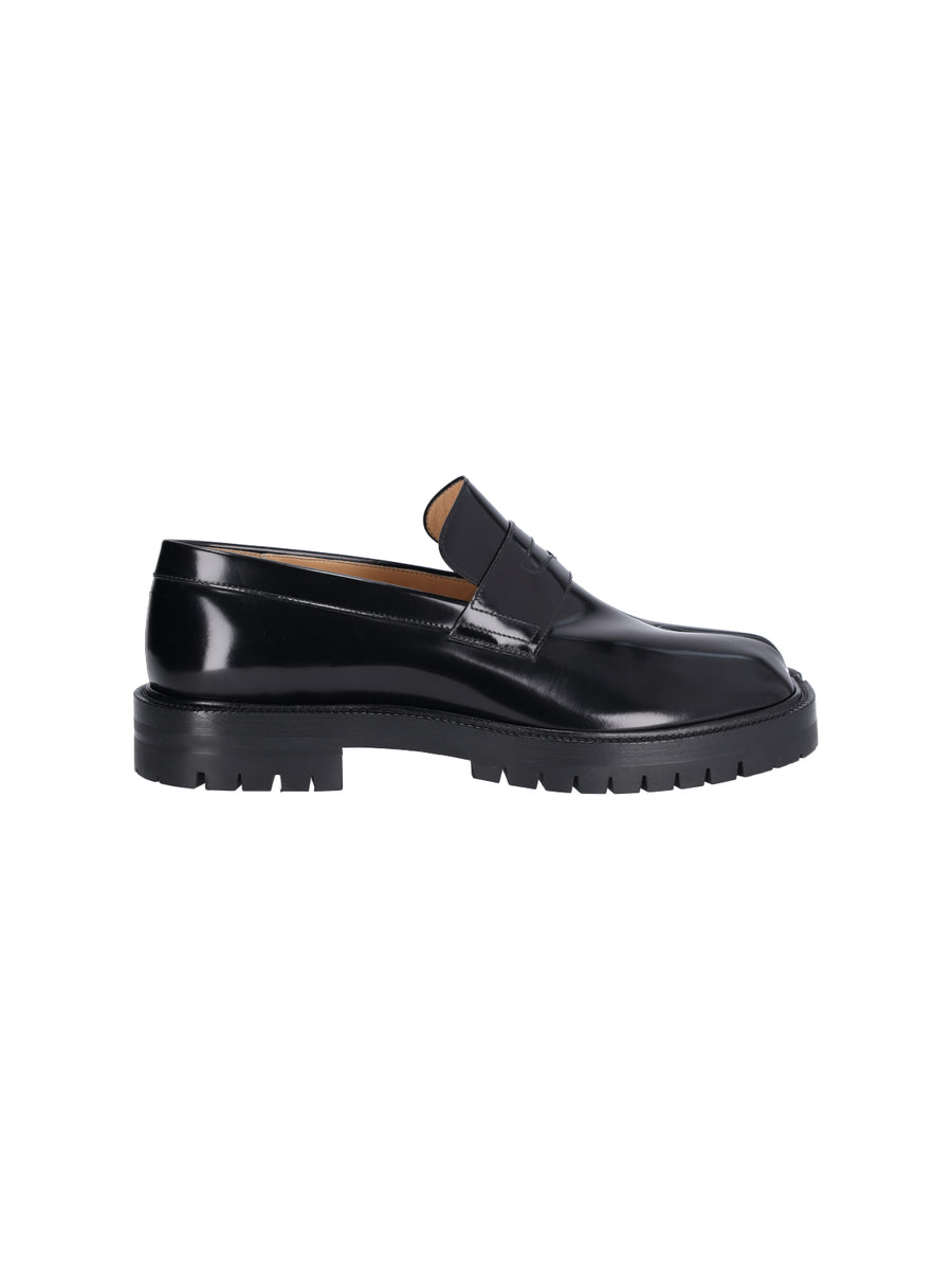 Maison Margiela Upper: 100% Bovine Leather loafer in black