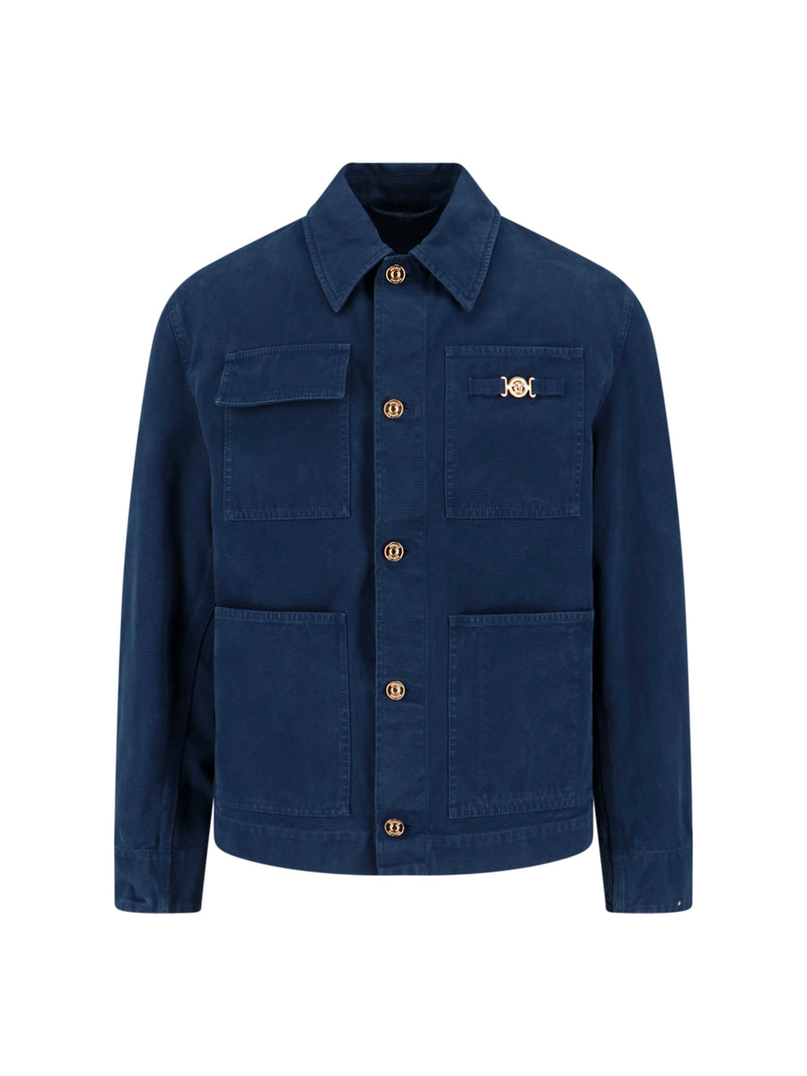 Versace 100% Cotton jacket in navy