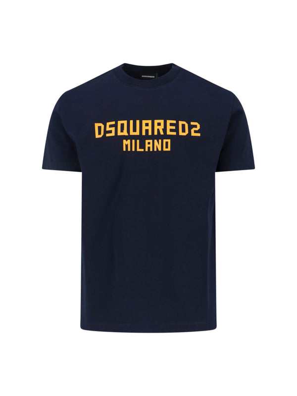 Dsquared2 100% Cotton t-shirt in navy