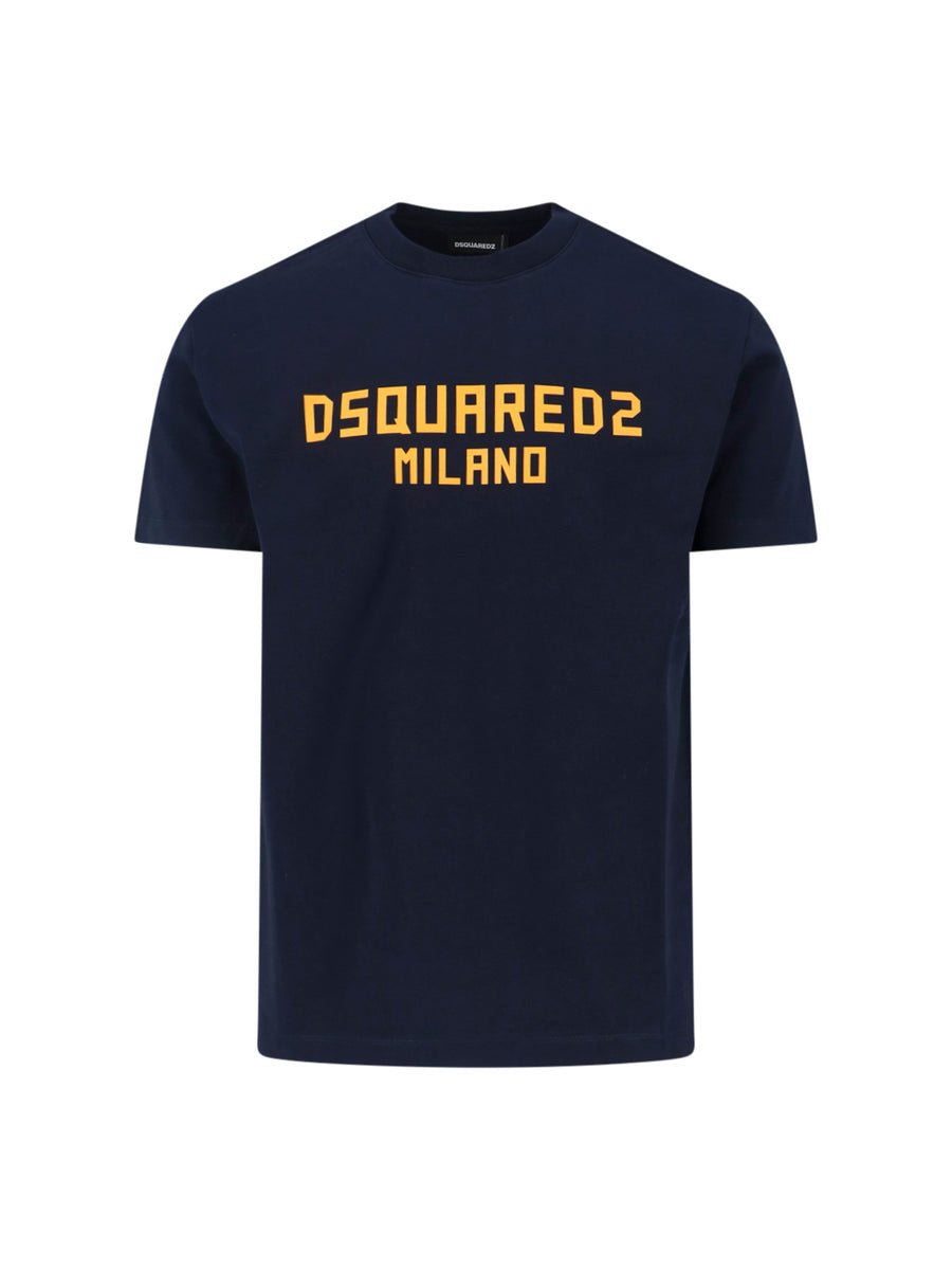 Dsquared2 100% Cotton t-shirt in navy