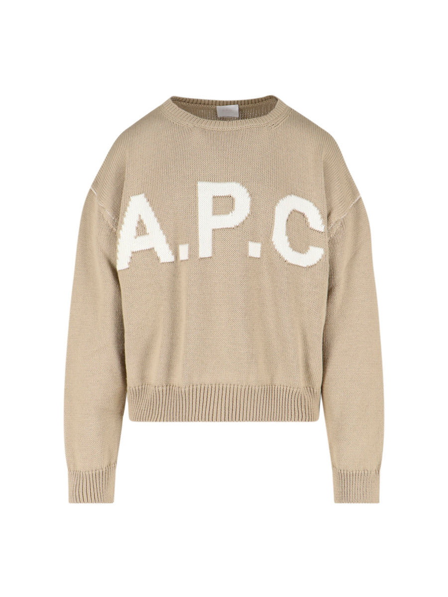 A.P.C. 50% Polyacrylic sweater in beige
