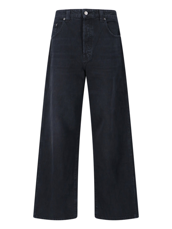 Khaite 100% Cotton jeans in black
