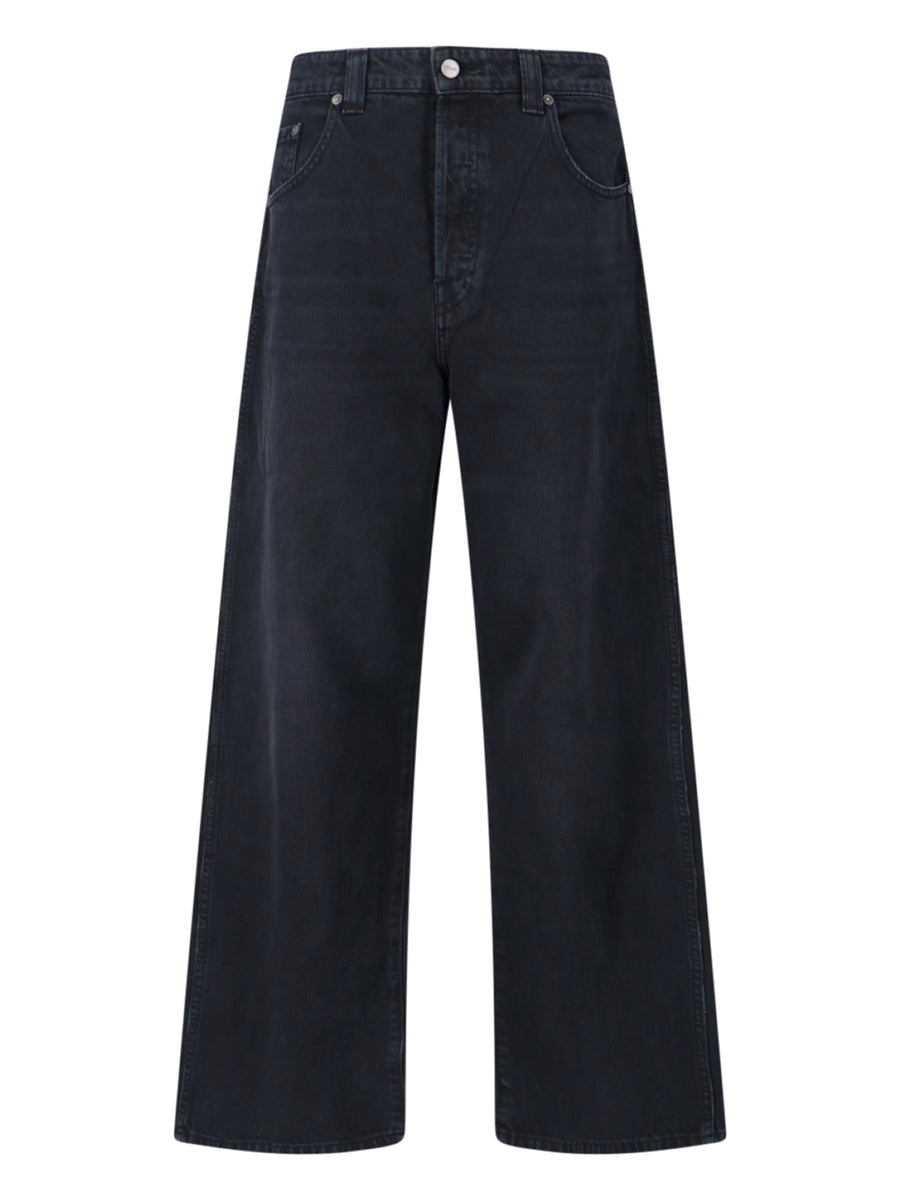 Khaite 100% Cotton jeans in black