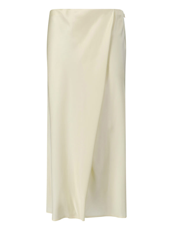 Khaite 65% Acetate skirt in yellow