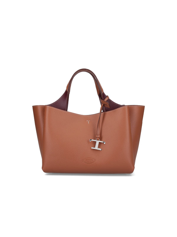 Tod's 100% Calf Leather tote bag in brown