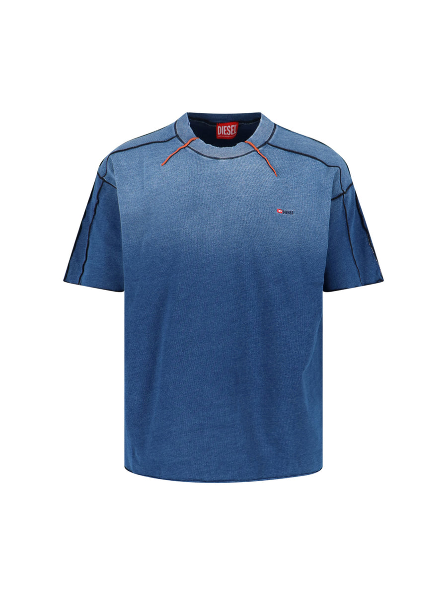 Diesel 100% Cotton t-shirt in blue