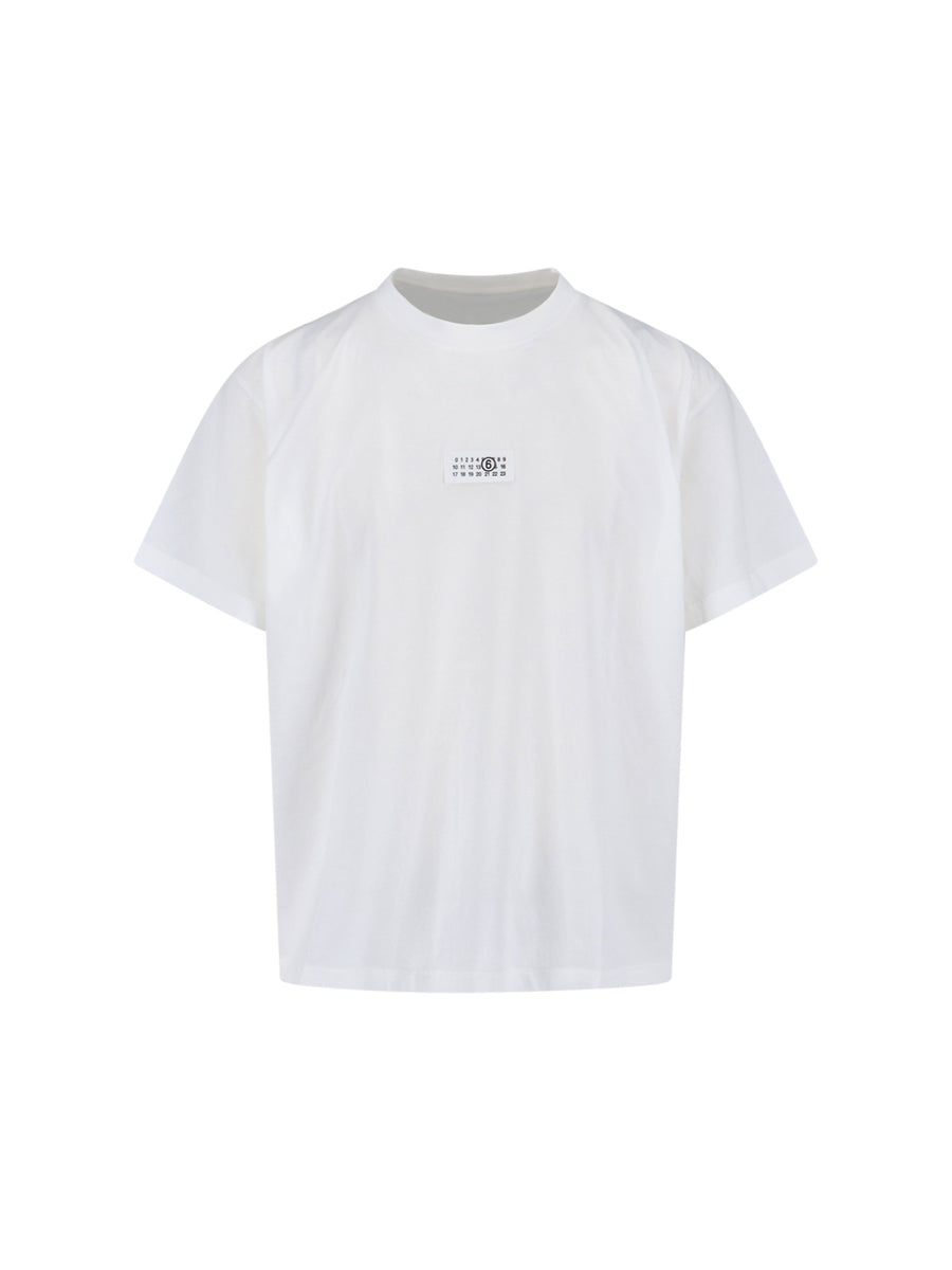 MM6 Maison Margiela 100% Cotton t-shirt in white
