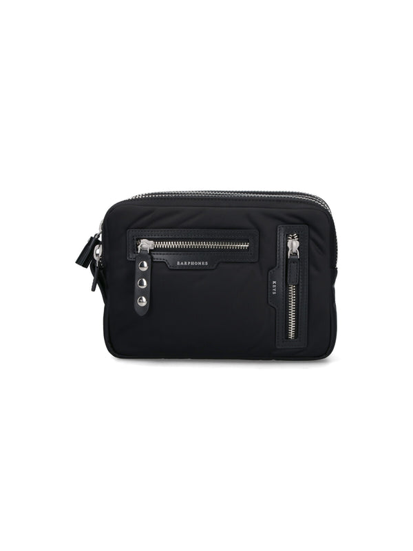 Anya Hindmarch Fabric 1: 100% Recycled Polyester crossbody bag in black