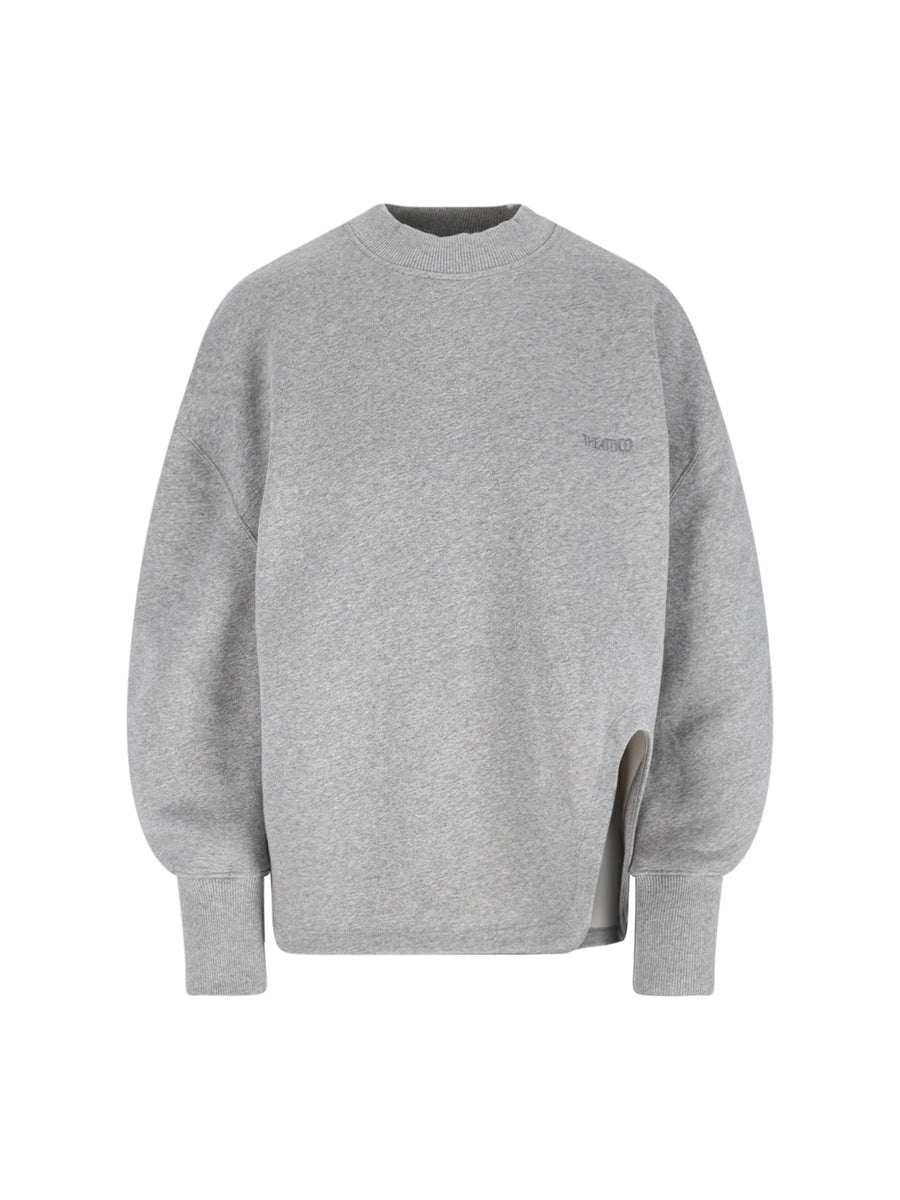 The Attico 100% Cotton sweatshirt in gray