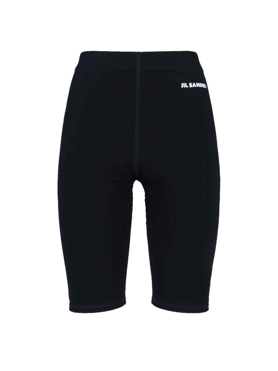 Jil Sander 59% Polyamide cycling shorts in black