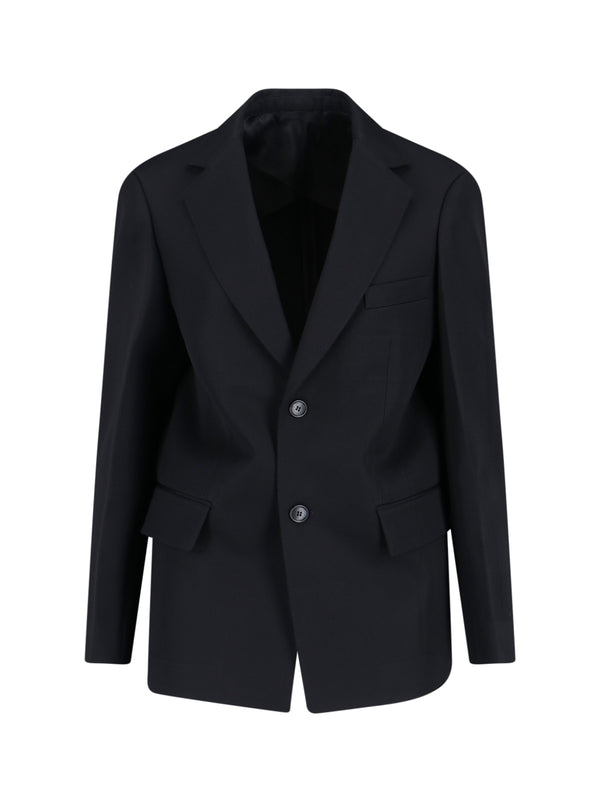 Phoebe Philo 100% wool blazer in black